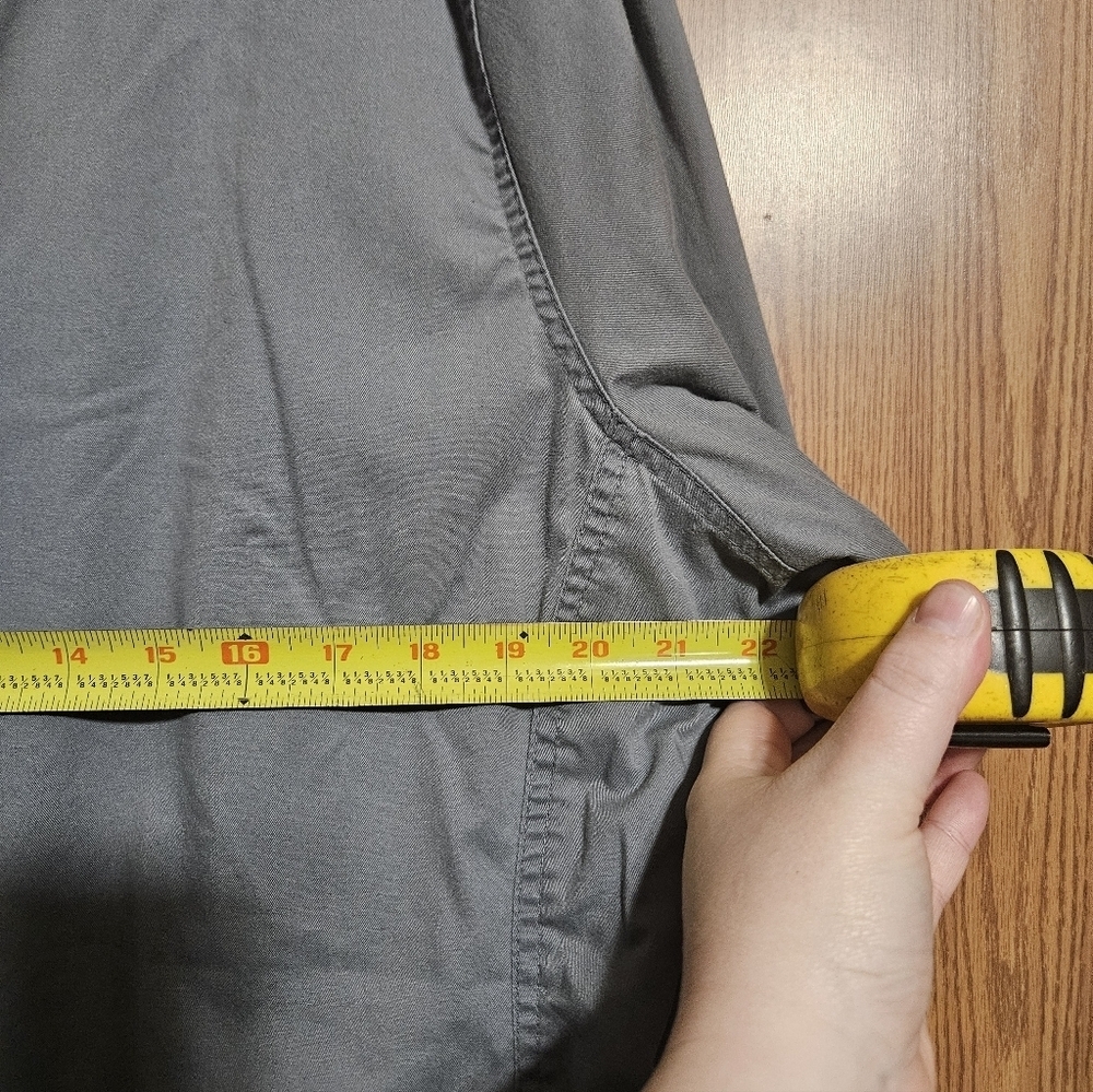 Med Couture Scrub Jacket Warm Up Gray Full Zip! - Picture 7 of 8